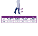 BSN 7528960 PR/1 JOBST SPORT STOCKING UNISEX, 15-20MMHG, SM, PINK/GREY , CLOSED TOE