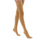 BSN 7542503 PR/1 JOBST ULTRASHEER WOMEN, THIGH HIGH W/SIL DOT BAND, 15-20MMHG, SM, SUNTAN, CLOSED TOE