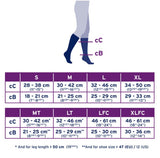 BSN 7549302 PR/1 JOBST CASUAL MEN, KNEE HIGH, 30-40MMHG, MD, BLACK, CLOSED TOE