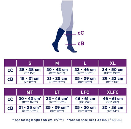 BSN 7549302 PR/1 JOBST CASUAL MEN, KNEE HIGH, 30-40MMHG, MD, BLACK, CLOSED TOE