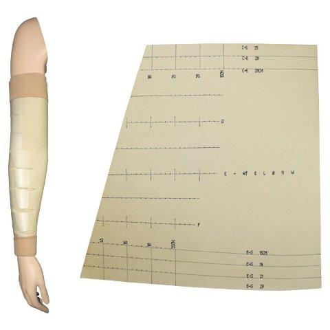 BSN 7612000 BX/1 JOBST FARROWWRAP LITE TRIM-TO-FIT ARMPIECE LEFT, 20-30 MMHG, MEDIUM, TAN