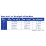 BSN 7665608 BX/1 JOBST FARROWWRAP CLASSIC READY-TO-WEAR FOOTPIECE 30-40 MMHG, LARGE REGULAR, TAN