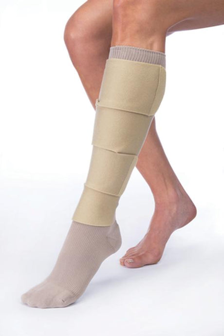 BSN 7666102 BX/1 JOBST FARROWWRAP 4000 READY-TO-WEAR LEGPIECE 30-40 MMHG, MEDIUM REGULAR, TAN