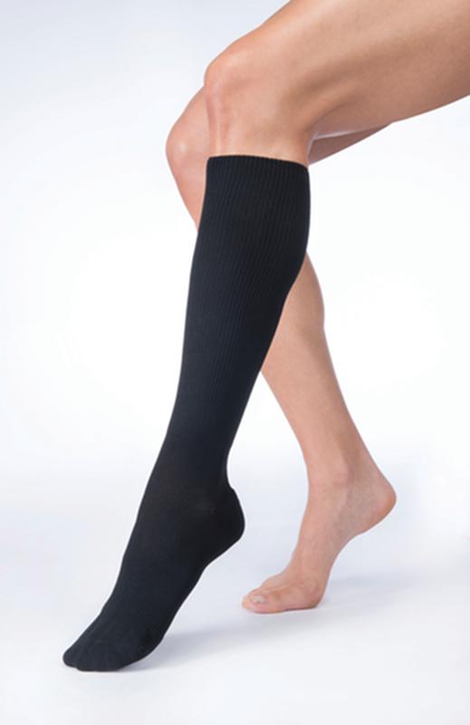 BSN 7666419 BX/1 JOBST FARROWHYBRID ADI READY-TO-WEAR KNEE HIGH LINERFOOT COMPRESSION , 20-30 MMHG, EXTRA LARGE WIDE, BLACK