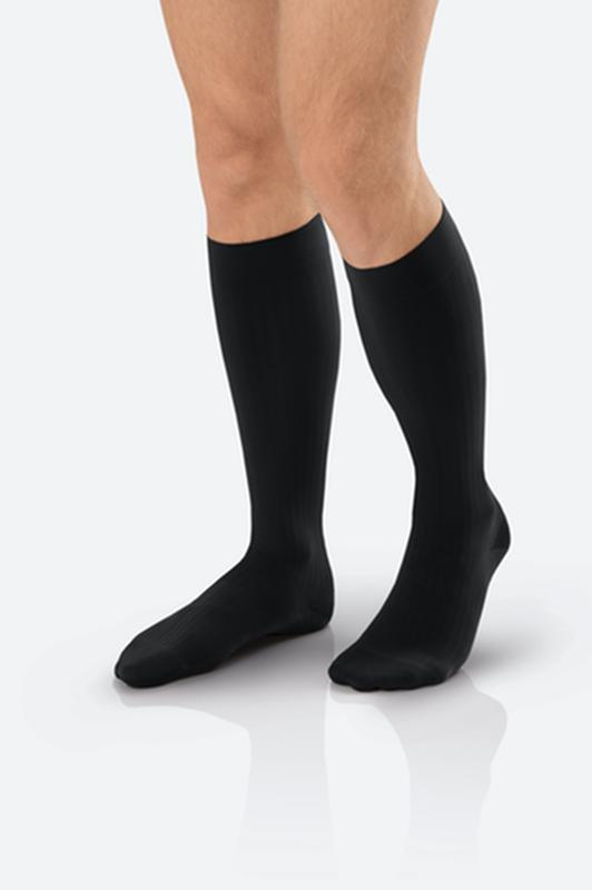 BSN 7764451 PR/1 JOBST AMBITION SOFT FIT,  MEN, KNEE HIGH, 15-20MMHG, 2 REGULAR, BLACK, CLOSED TOE