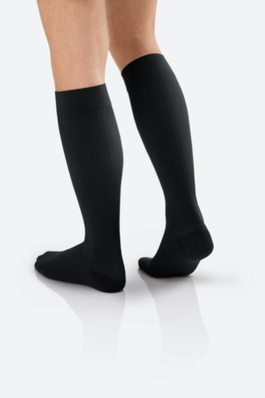 BSN 7764992 PAIR/1 JOBST FORMEN AMBITION 30-40MMHG GREY KNEE HIGH SOFTFIT STOCKINGS,CLOSED TOE 3 LONG