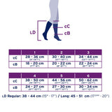BSN 7764992 PAIR/1 JOBST FORMEN AMBITION 30-40MMHG GREY KNEE HIGH SOFTFIT STOCKINGS,CLOSED TOE 3 LONG