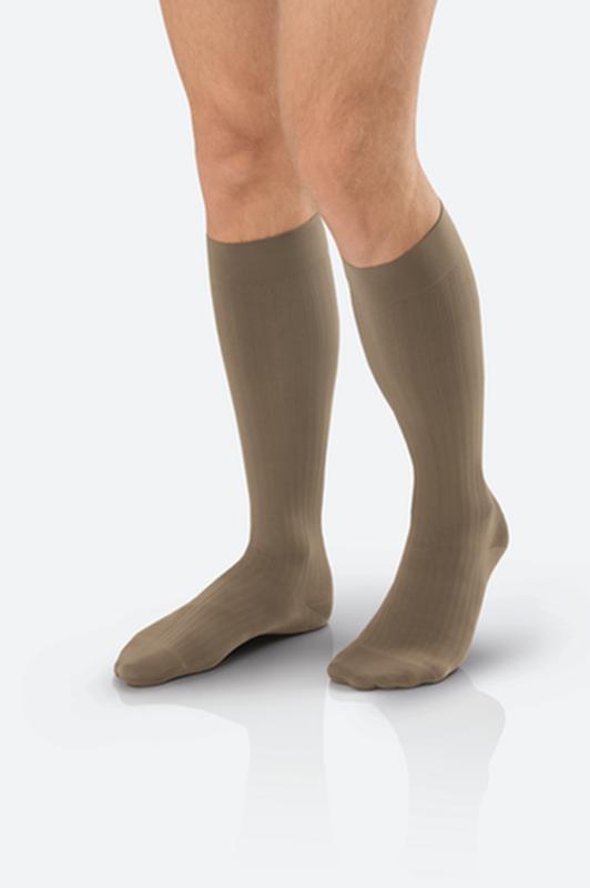 BSN 7766812 PR/1 JOBST AMBITION MEN, KNEE HIGH, 20-30MMHG, 3 LONG, KHAKI, CLOSED TOE