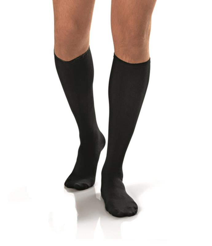 BSN 7884607 PR/1 JOBST TRAVEL SOCKS UNISEX, KNEE HIGH, 15-20MMHG, SIZE 3, BLACK, CLOSED TOE