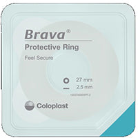 COL 12033 BX/10 BRAVA WIDE ADHESIVE PROTECTIVE RINGS 27MM ID 76MM OD 2.5MM THICK