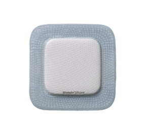 COL 33435 BX/10 BIATAIN SILICONE FOAM DRESSING, 4IN X 4IN (10CM X 10CM)