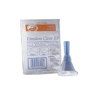 COL 505441 BX/100 C5410  FREEDOM CLEAR SS SELF ADHERING MALE EXT CATH, SIZE 35MM LARGE