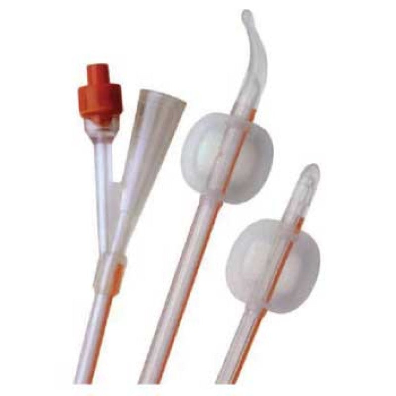 COL AA6124 BX/5 Folysil Urological Catheter, 100% Silicone, 24Fr, 2-way Foley DISCONTINUED