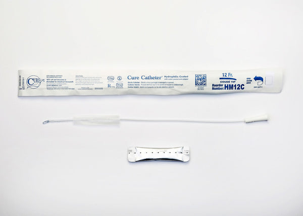 CURE HM12C BX/30 CURE INTERMITTENT MALE CATH 16",COUDE TIP 12FR 