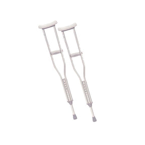 DM 10401-1 PR/1 Walking Crutches with Underarm Pad and Handgrip, Youth
