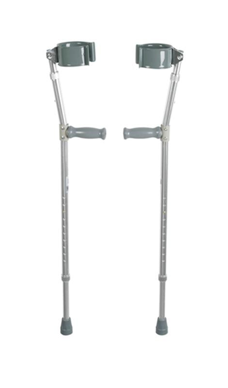 DM 10403HD PR/1 STEEL FOREARM CRUTCHES BARIATRIC ADULT (5' - 6'2") HANDLE (28-37") VINYL-COATED CONTOURED & MOLDED ARM CUFFS ORTHO K HARD PLASTIC HANDLE INDEPENDENT ADJUSTABLE LEG & FOREARM XL TIPS (500lbs)