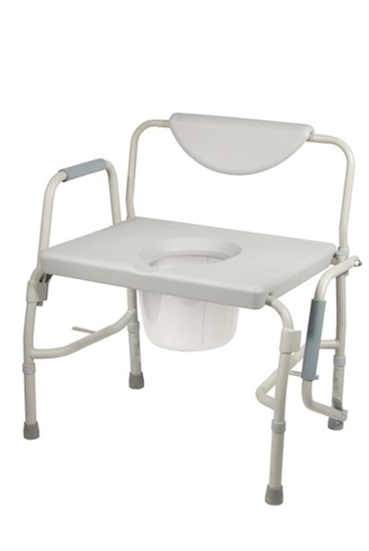 DM 11135-1 EA/1 Bariatric Drop Arm Bedside Commode Chair