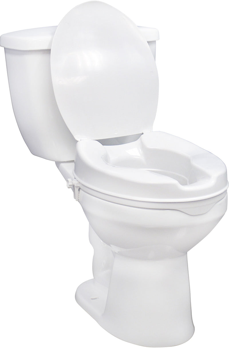 DM 12063 EA/1 DRIVE MEDICAL RAISED TOILET SEAT 2IN W/ LID