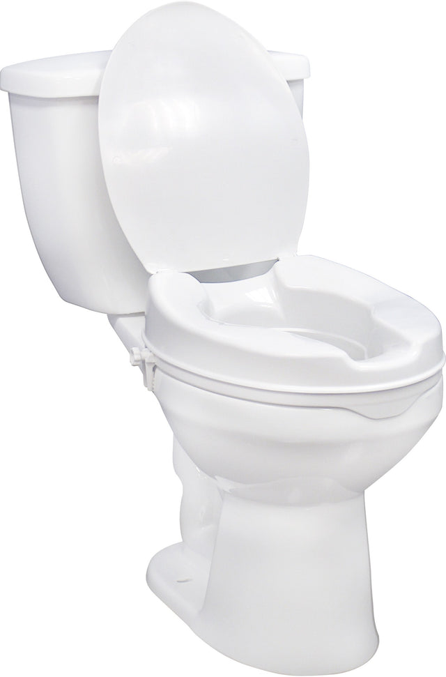 DM 12065 EA/1 RAISED TOILET SEAT 4", W/LID