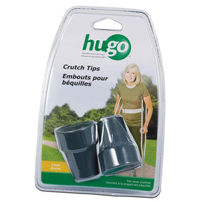 DM 727-172 PR/1 Rubber Contoured Crutch Tips, Pair, Large