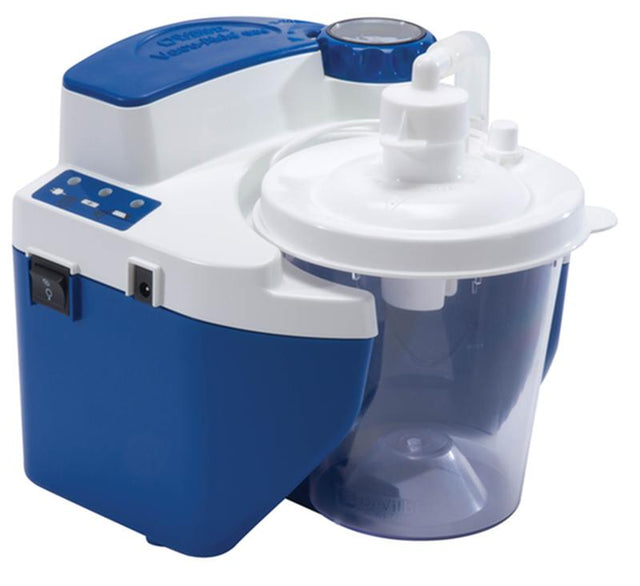 DM 7314P-D-EXF EA/1 Vacu-Aide QSU Quiet Suction Unit with External Filter, Battery, and Carrying Case