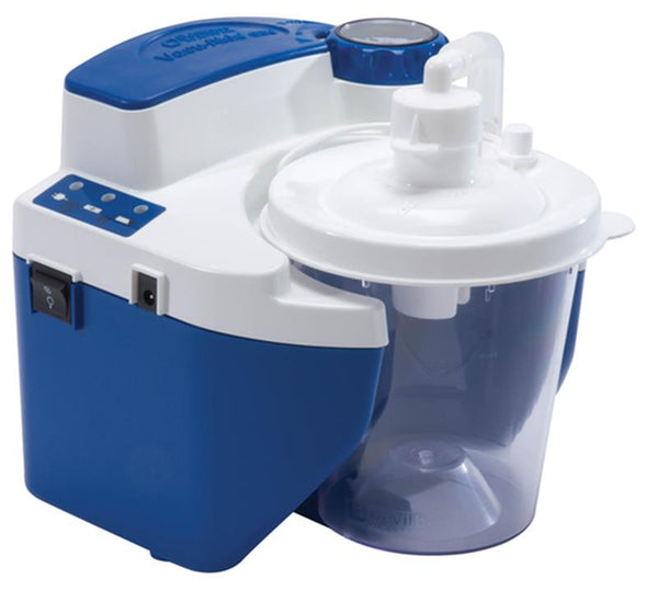 DM 7314P-D EA/1 Vacu-Aide QSU Quiet Suction Unit with Internal Filter, Battery, and Carrying Case