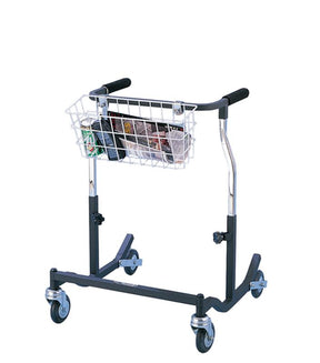 DM CE 1000 BK EA/1 Anterior Rehab Safety Roller, Fixed Width, Adult, Silver Vein