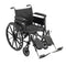 DM CX416ADFAELR EA/1 Cruiser X4 Lightweight Dual Axle Wheelchair with Adjustable Detachable Arms, Full Arms, Elevating Leg Rests, 16" Seat