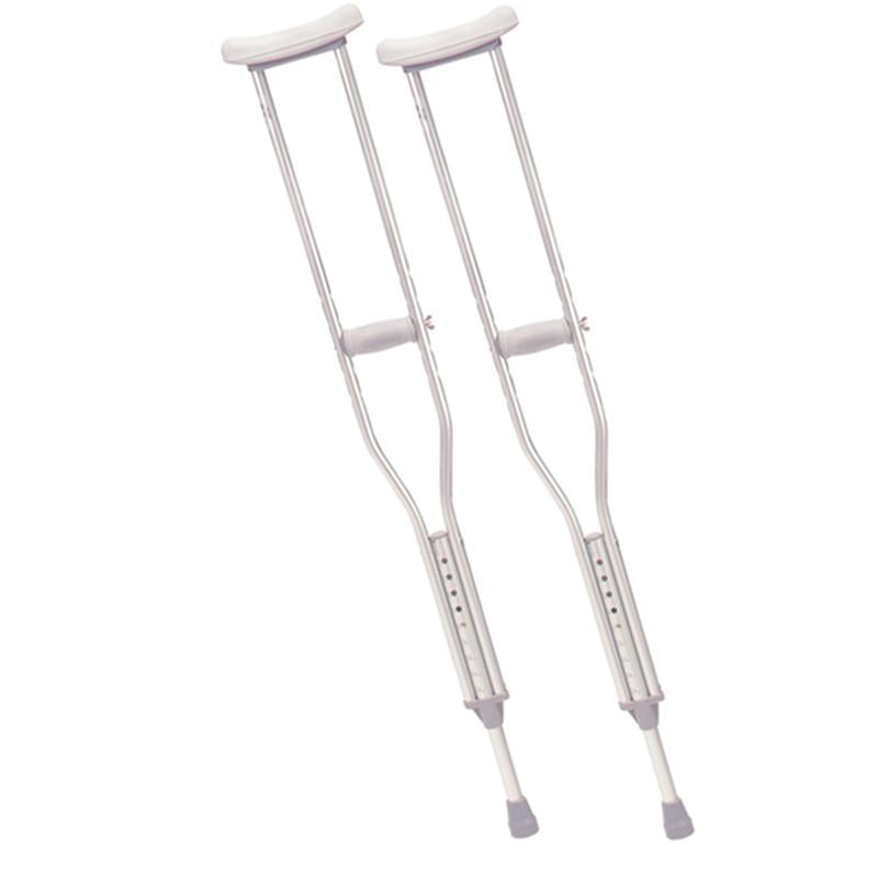 DM RTL10400 PR/1 Walking Crutches with Underarm Pad and Handgrip, Adult