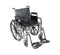 DM SSP216DDA-SF EA/1 Silver Sport 2 Wheelchair, Detachable Desk Arms, Swing away Footrests, 16" Seat