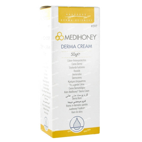 DUP 597 EA/1  MEDIHONEY DERMA CREAM, 50G TUBE