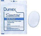 DUP 82911 BX/25 SURECARE EYE PADS OVAL 2 5/8IN x 1 5/8IN, STERILE