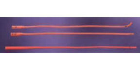 DYND 13522 BX/12  INTERMITTENT RED RUBBER LATEX CATHETER, SIZE 22FR 16IN