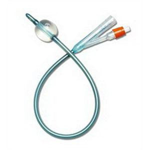 DYND 141018 BX/10  SILVERTOUCH 2-WAY SILVER HYDROPHILLIC COATED 100% SILICONE FOLEY CATHETER, 18FR, 5CC