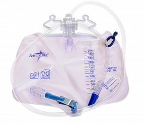 DYND 15203LL EA/1  BAG,DRAINAGE,A/R TWR,2000ML,METAL CLAMP.