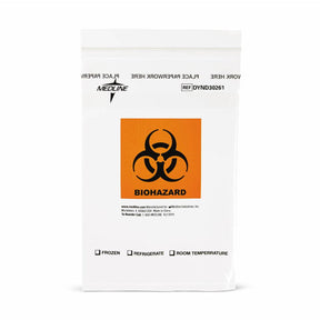 DYND 30261 CS/1000 ZIP-STYLE BIOHAZARD SPICIMEN BAGS 