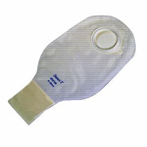 GNX 312134 BX/10 SECURI-T TWO PIECE DRAINABLE POUCH, FLANGE SIZE 1 3/4IN, TRANSPARENT