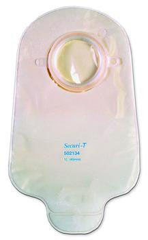 GNX 502214 BX/10 SECURI-T UROSTOMY POUCH, 2 1/4IN, 10IN LENGTH, TRANSPARENT