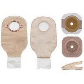 HOL 19103 BX/5 NEW IMAGE FLEXWEAR CLAMP CLOSURE DRAINABLE POUCH 2-1/4" NON- STERILE