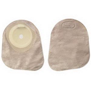 HOL 82100 BX/30 PREMIER ONE-PIECE FLAT SKIN BARRIER 7" CLOSED POUCH BEIGE SOFTFLEX,WITH FILTER CUT-TO-FIT 2-1/8"