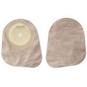 HOL 82135 BX/30 PREMIER ONE-PIECE FLAT SKIN BARRIER 7" CLOSED POUCH BEIGE SOFTFLEX,WITH FILTER PRE-CUT 1-3/8"