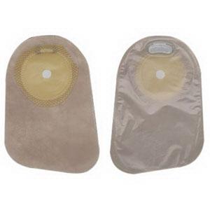 HOL 82302 BX/30 PREMIER ONE-PIECE FLAT SKIN BARRIER 9" CLOSED POUCH BEIGE SOFTFLEX,WITH FILTER CUT-TO-FIT OVAL SKIN BARRIER 2-1/2" X 3"
