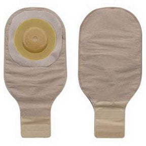 HOL 82111 BX/5 PREMIER ONE-PIECE CONVEX SKIN BARRIER ,LOCK N ROLL CLOSURE 12" BEIGE DRAINABLE POUCH CUT-TO-FIT 2"  WITH TAPE BORDER