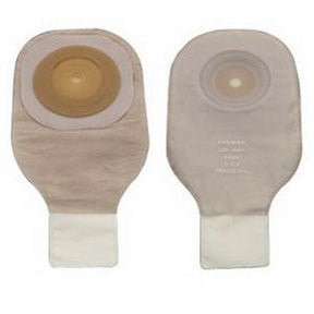 HOL 826211 BX/5 PREMIER ONE-PIECE CONVEX SKIN BARRIER 12"  DRAINABLE POUCH CLAMP CLOSURE TRANSPARENT,CUT-TO-FIT 2" TAPERED BORDER