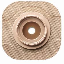 HOL 8963 BX/5 PREMIER CERAPLUS SOFT CONVEX 1-PIECE DRAINABLE POUCH W/ TAPE BORDER, LOCK N ROLL CLOSURE, BEIGE, W/FILTER, PRE-CUT 1 1/8IN (29MM)