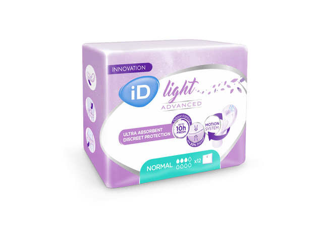 ID 5121020201 CS/12 (20/PKG) ID LIGHT MINI, 9", 170ML ABSORBENCY.