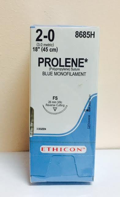 JNJ 8685H BX/12 SUTURE PROLENE SZ 2-0