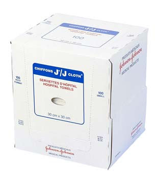 JNJ H1643 BX/100  (CS8) J-CLOTH Hospital towels S