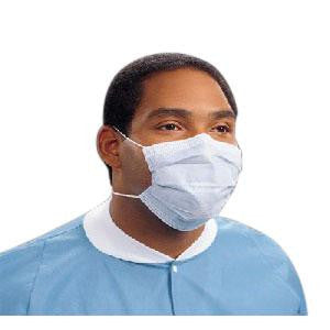 KC 47080 BX/50 PROCEDURE MASK WITH EARLOOPS, BLUE