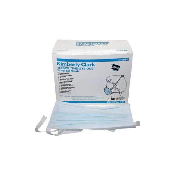 KC 48100 BX/50  FACE MASKS, LITE ONE, TIE